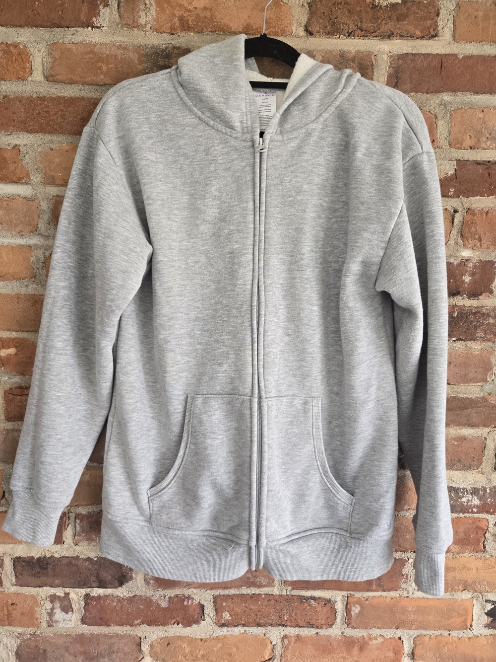 Danskin Heather Gray Full-Zip Hoodie